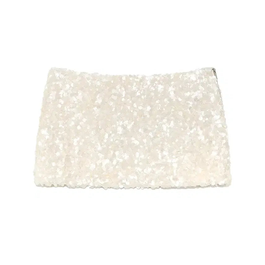 [BUNJANG] Glowny Twinkle Mini Skirt Ivory / [미개봉] 글로니 트윙클 미니 스커트 아이보리 twinkle glowny