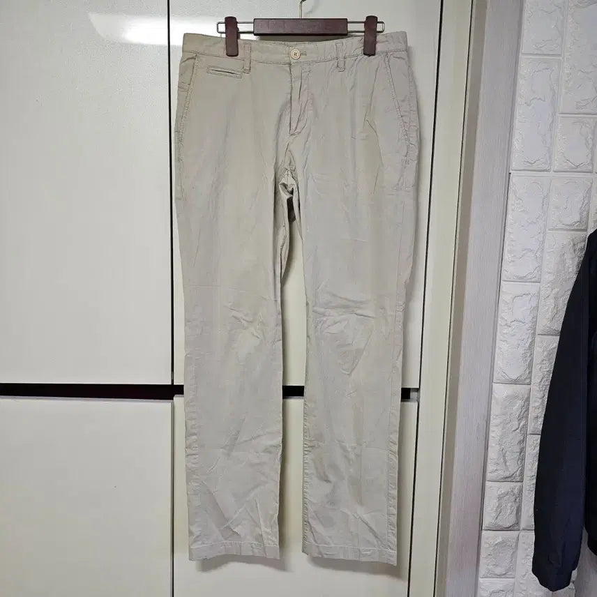 [BUNJANG] ENDZ Beige Cotton Pants Size 32 / 엔드즈 베이지색 여름면바지 32