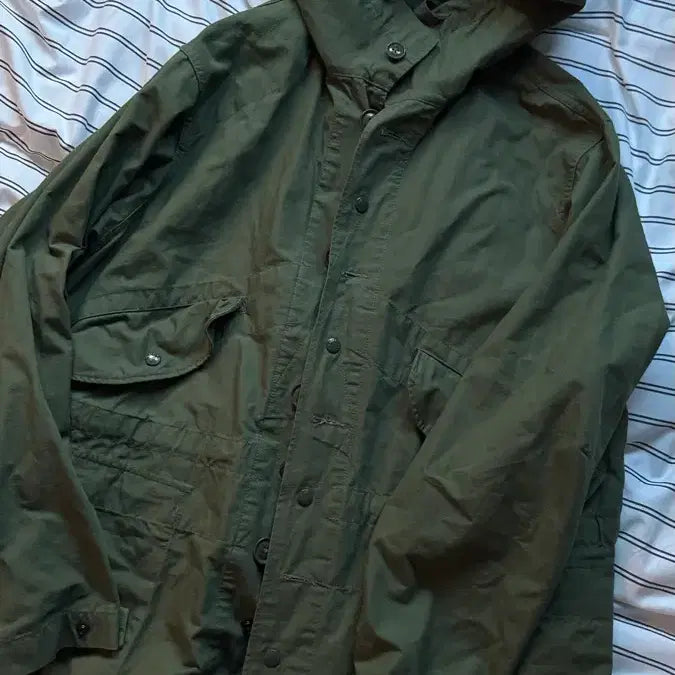 [BUNJANG] Engineered Garments 19SS Highland Park Ripstop Parka Olive M / 엔지니어드 가먼츠 19ss 하이랜드 파카 립스탑 M