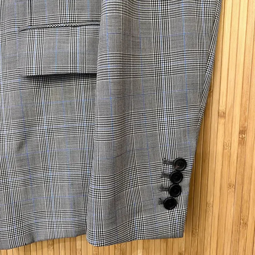 [BUNJANG] MNGU Check Pattern Blazer Jacket / MNGU 체크 패턴 블레이저 자켓 판매