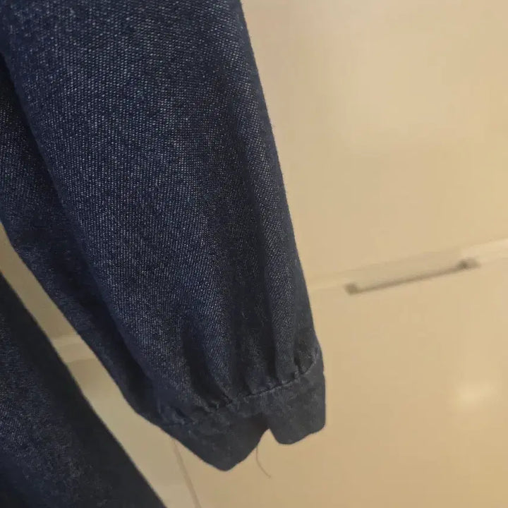 [BUNJANG] Denim Long Dress / 청 데님 롱 원피스 단추 여밈