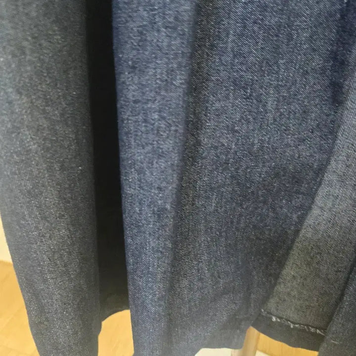 [BUNJANG] Denim Long Dress / 청 데님 롱 원피스 단추 여밈