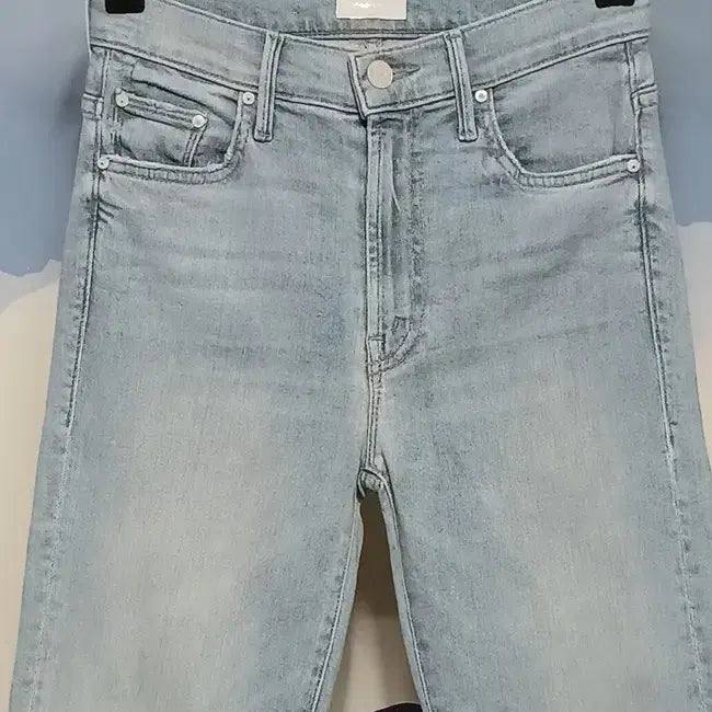 [BUNJANG] Mother Insider Crop Step Fray Jeans / (24) 마더 인사이더 크롭 스텝 프레이 청바지 데님 팬츠
