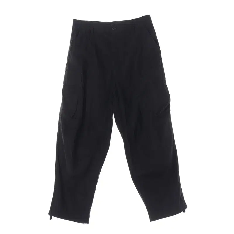[BUNJANG] Uniqlo C Black Nylon Parachute Cargo Pants / 유니클로 C 나일론 파라슈트 카고 팬츠