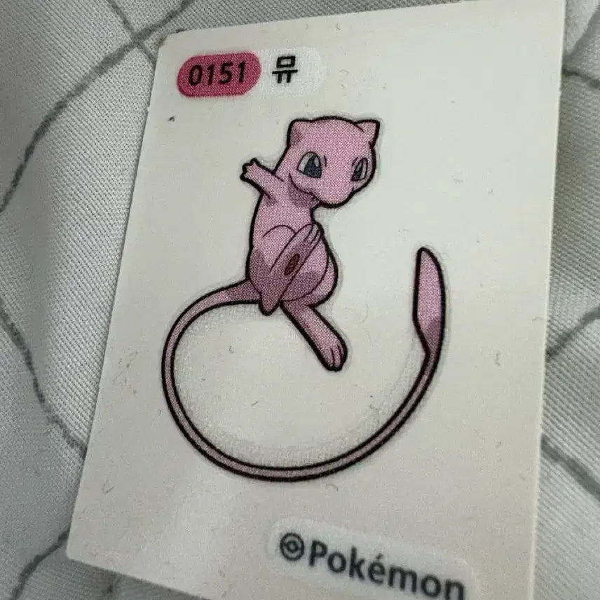 [BUNJANG] Pokemon Mew Sticker / 포켓몬 뮤 띠부실