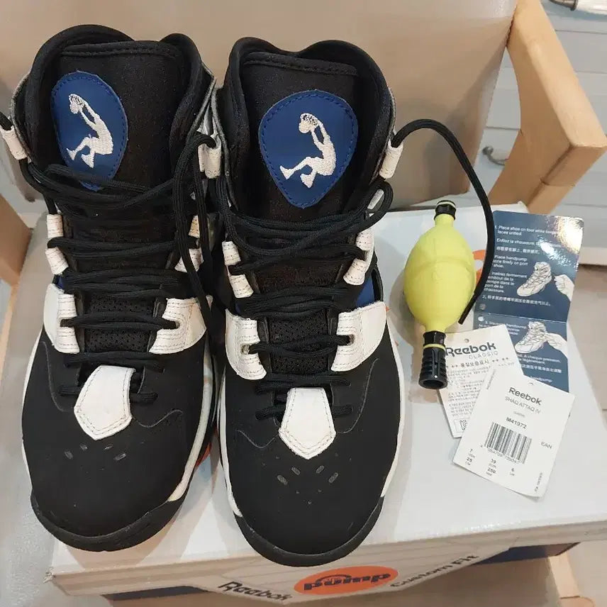 [BUNJANG] Reebok Pump Shaq Attaq 4 Orlando Magic Sneakers / 리복 펌프 샤크어택 4 250mm 올랜도 매직 컬러 택포55,000원
