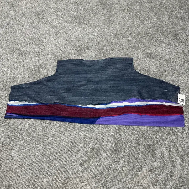 [BUNJANG] Pleats Please Grey Knit Tunic Bounce Top / 플리츠플리즈 그레이니튜닉 바운스탑