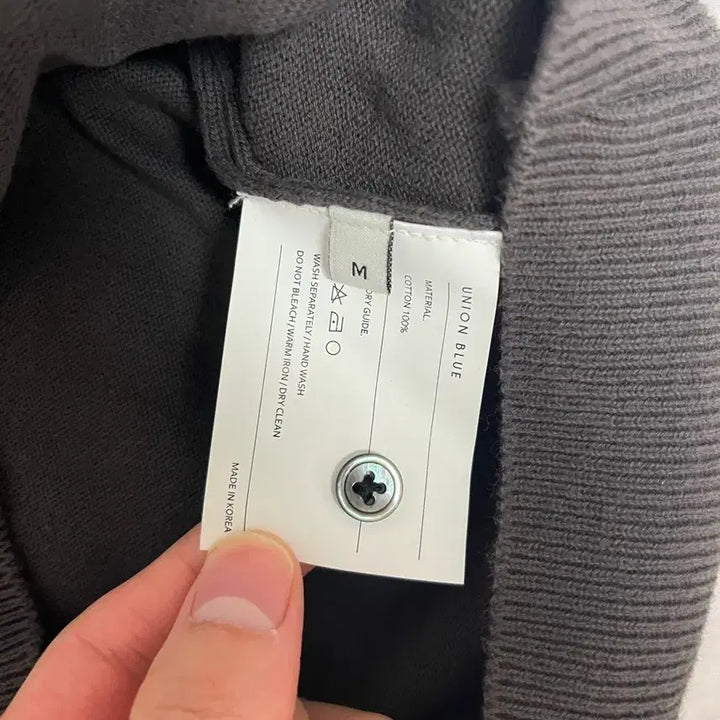 [SOLD OUT] 유니온블루 하드 트위스트 컴포트 폴로 니트 머드 m