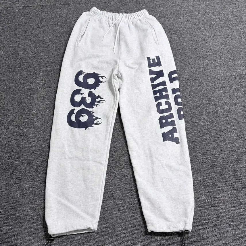 [BUNJANG] Archive Bold 939 Flame Sweatpants M / 아카이브 볼드 939 플레임 스웻 팬츠