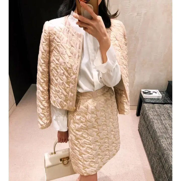 [SOLD OUT] 블랑쇼 프리미엄 자카드 자켓 s