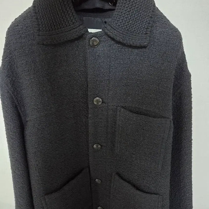 [BUNJANG] Time Homme Detachable Collar Tweed Jacket / 타임옴므 24fw 디테쳐블 칼라 트위드 자켓