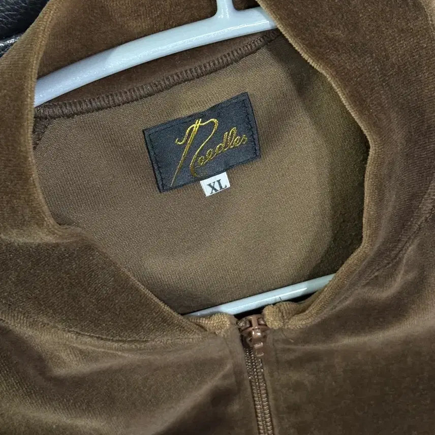 [BUNJANG] Needles Velour Track Jacket Brown XL / 니들스 벨루어 트랙자켓 브라운 XL