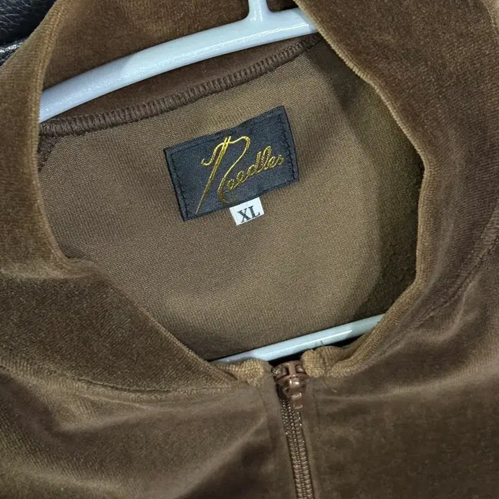 [BUNJANG] Needles Velour Track Jacket Brown XL / 니들스 벨루어 트랙자켓 브라운 XL