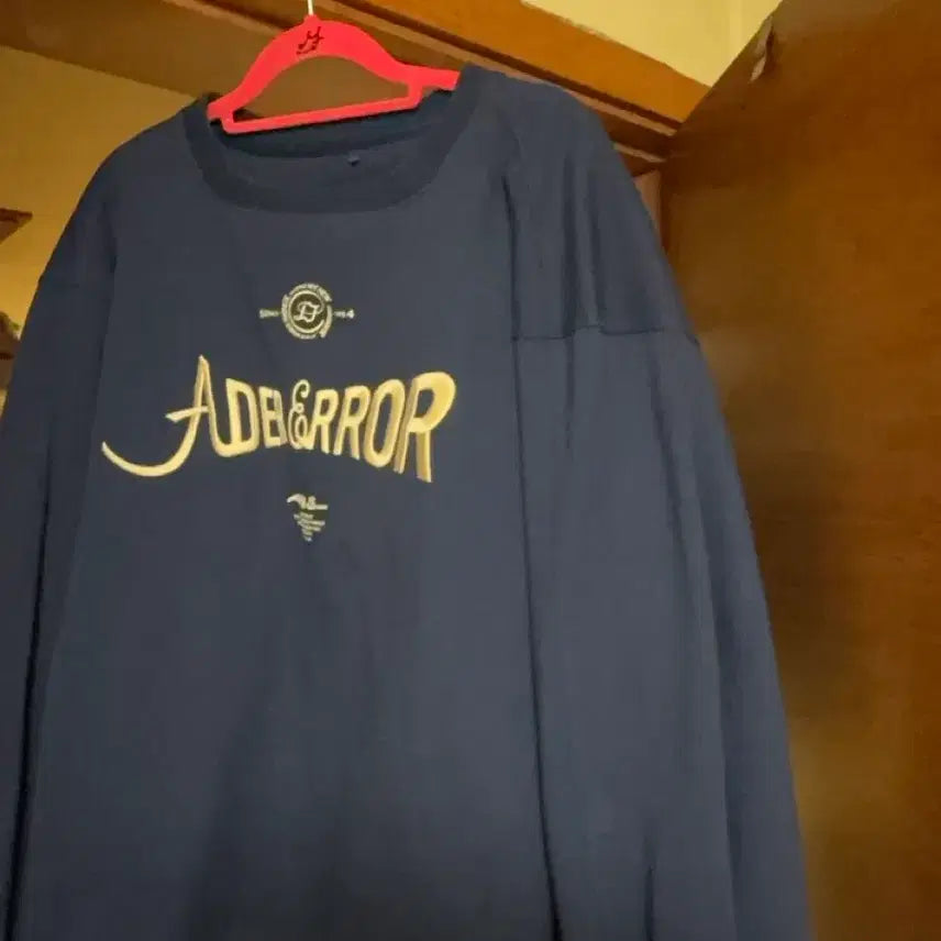 [BUNJANG] ADER Error Very Logo Sweatshirt Navy / 아더에러 베리프로고 맨투맨 네이비