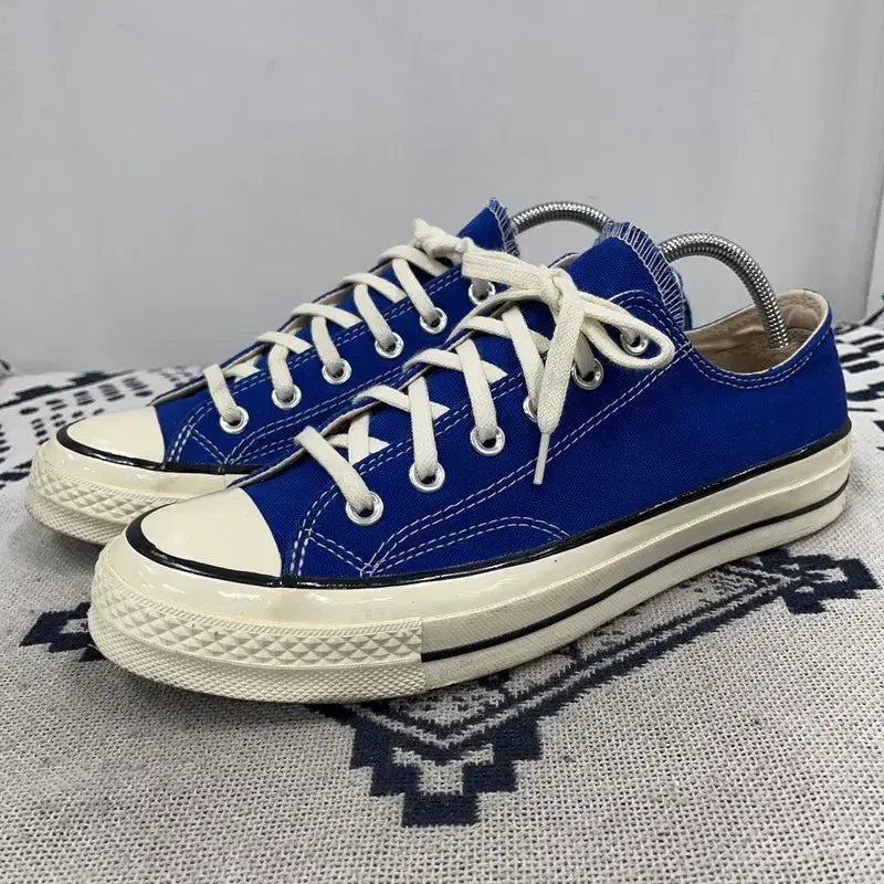 [BUNJANG] Converse Chuck 70 Low Blue Sneakers 260 / 컨버스 척70 로우 블루 스니커즈 260 X00160