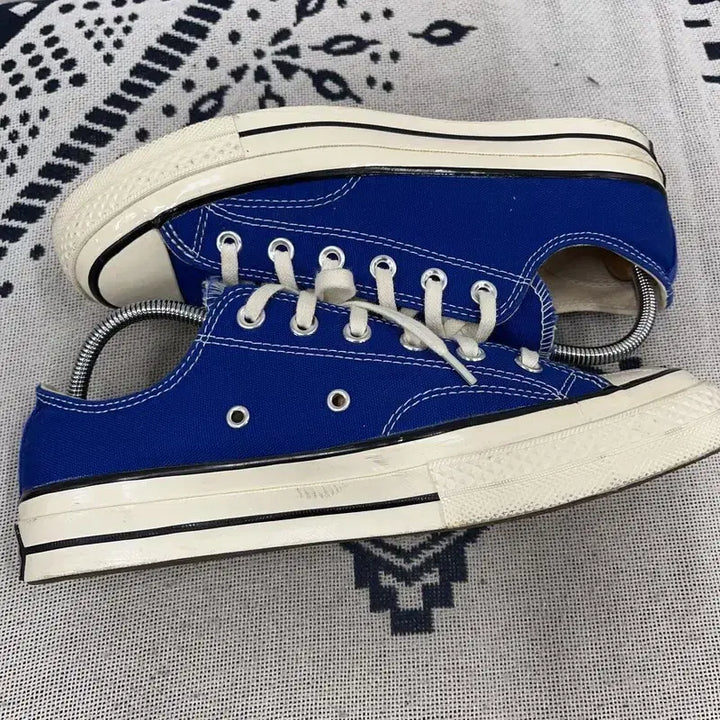 [BUNJANG] Converse Chuck 70 Low Blue Sneakers 260 / 컨버스 척70 로우 블루 스니커즈 260 X00160