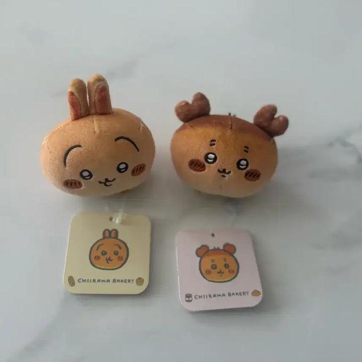 [BUNJANG] Muun.do.ge Chiikawa Usagi, Kani Mascot Plush Bundle Set / 먼작귀 치이카와 베이커리 우사기 카니 인형
