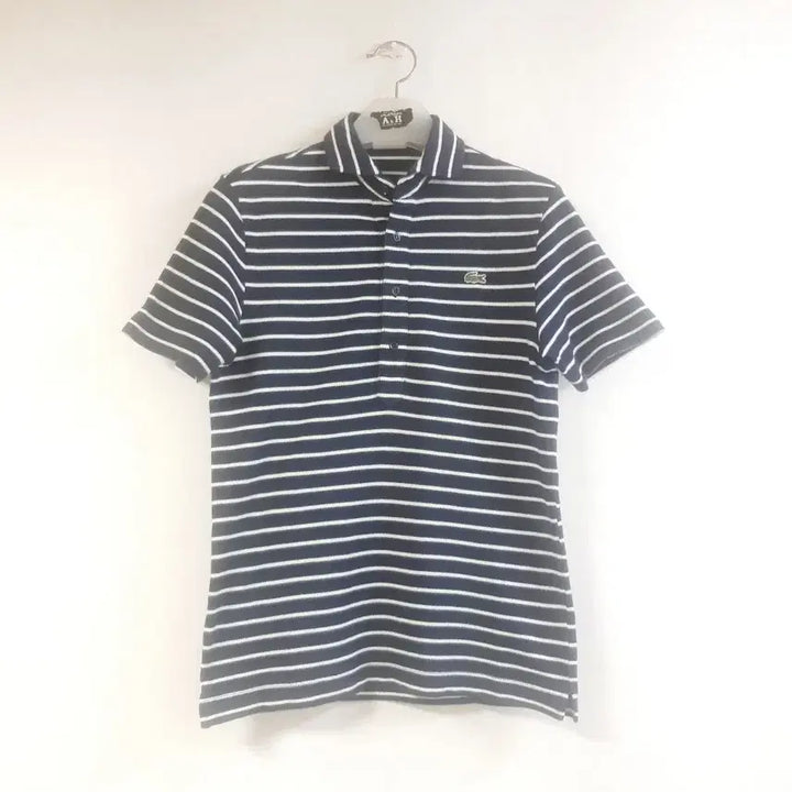 [BUNJANG] 라코스테(LACOSTE) 여성 스트라이프 폴로반팔셔츠 / 라코스테(LACOSTE) 여성 스트라이프 폴로반팔셔츠