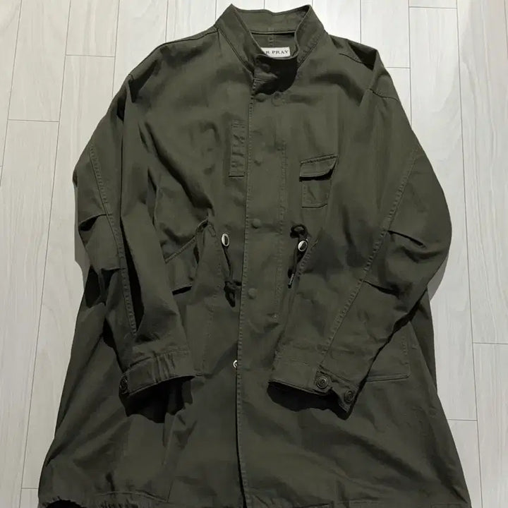 [BUNJANG] Afterpray Neo Fishtail Coat Khaki L / 26SS 애프터프레이 네오 피쉬테일 코트 카키 L
