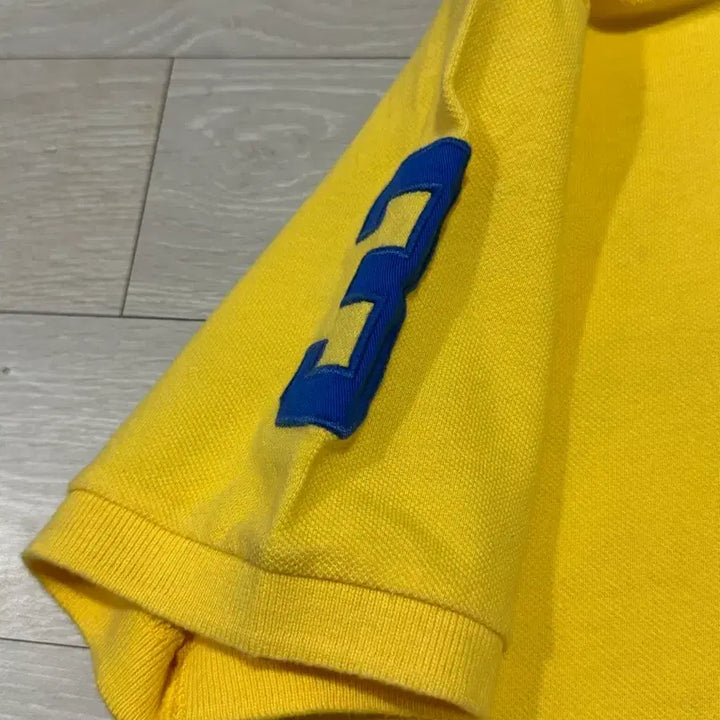 [SOLD OUT] 폴로 랄프로렌  머스타드 색상 빅포니 카라 반팔티