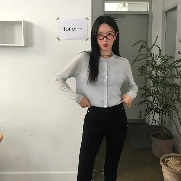 [BUNJANG] For Your Eyes Only Capri Pants XS / 포유어아이즈온리 카프리 팬츠 xs