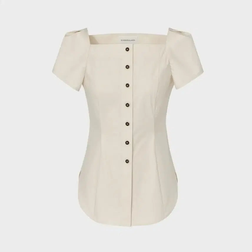 [BUNJANG] Kinder Salmon Button Blouse / 킨더살몬 button blouse