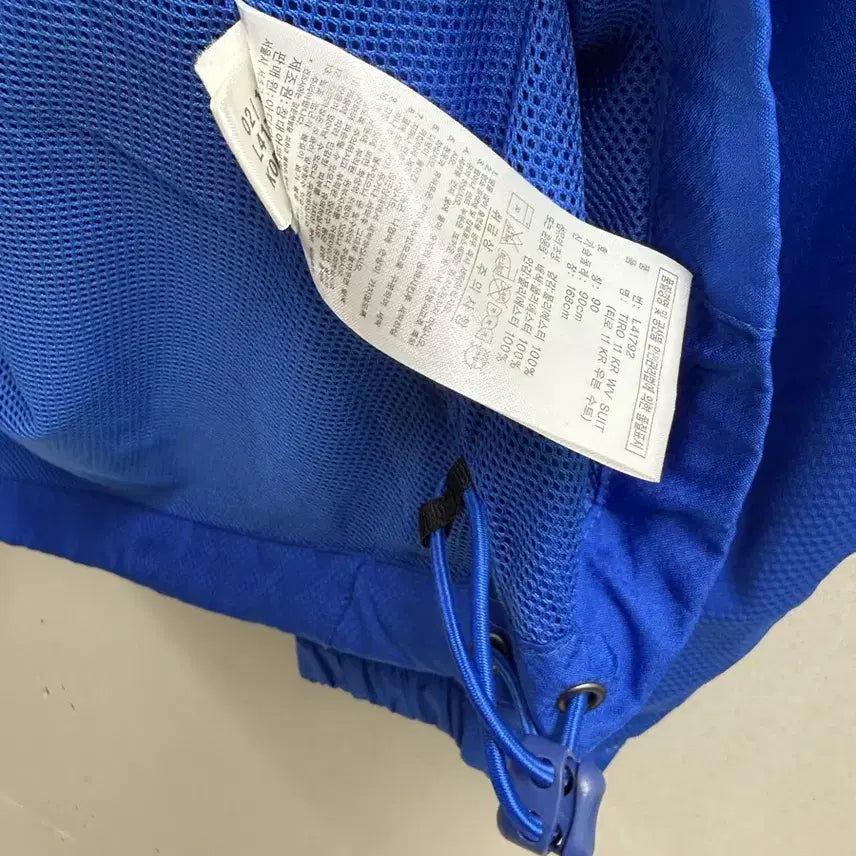 [BUNJANG] Adidas Windbreaker Jacket Blue (Size S) / 공용 S / 아디다스 바람막이 점퍼 블루