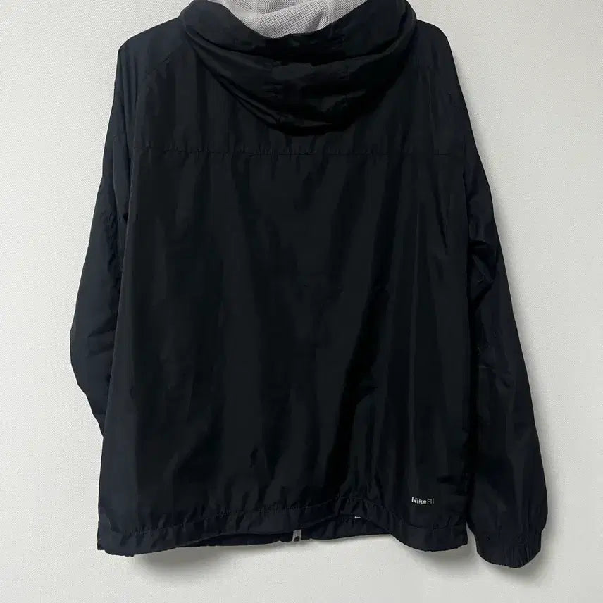 [BUNJANG] Nike Black Hooded Windbreaker Jacket / 나이키 바람막이 블랙 후드집업 M(95)