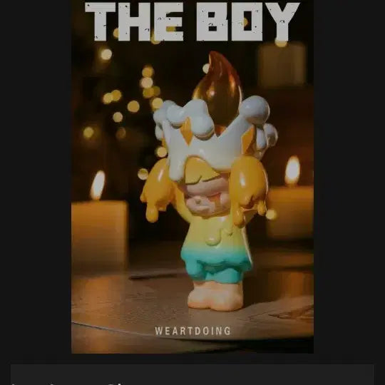 [BUNJANG] We Art Doing The Boy Candle Set / [아트토이] 위아트두잉 The Boy 촛불 2개 세트입니다