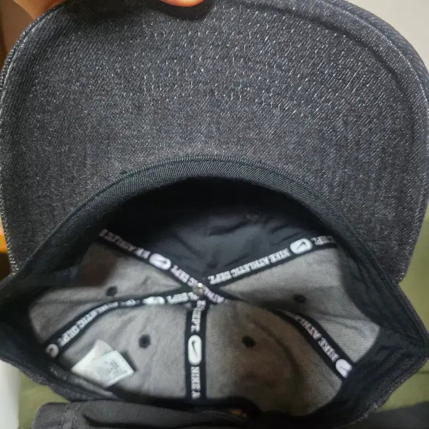 [BUNJANG] Nike Club Denim Black Cap Hat / 나이키 클럽 데님 블랙 캡 모자 M