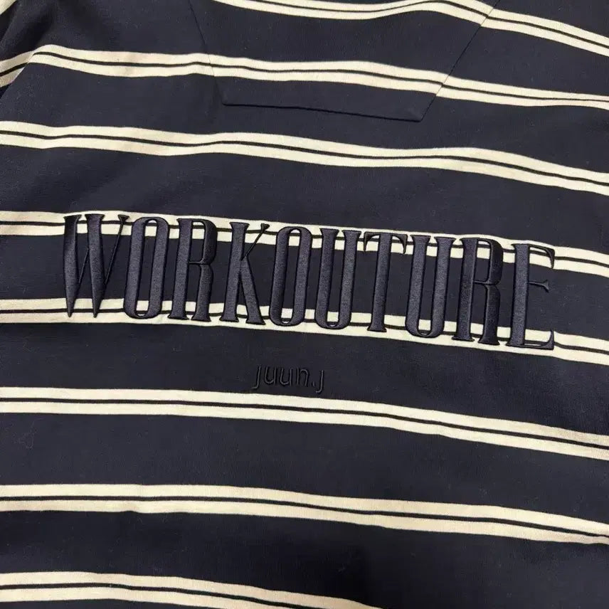 [SOLD OUT] 준지 스트라이프 오버핏 롱슬리브 티셔츠 네이비L JC5241P92R