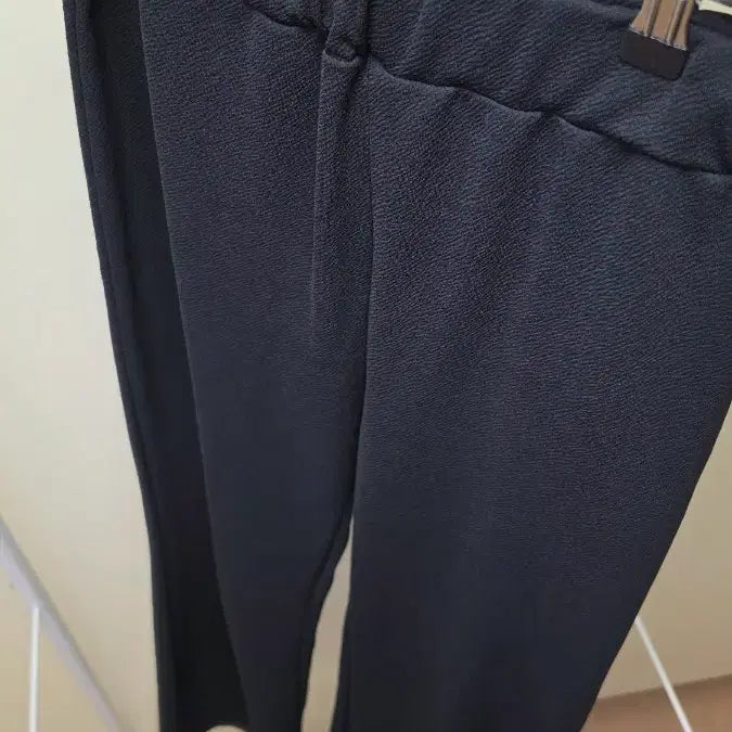 [BUNJANG] Plus Size Black Banding Bootcut Pants / 빅사이즈 밴딩 부츠컷 팬츠 블랙 / 리버풀 원단