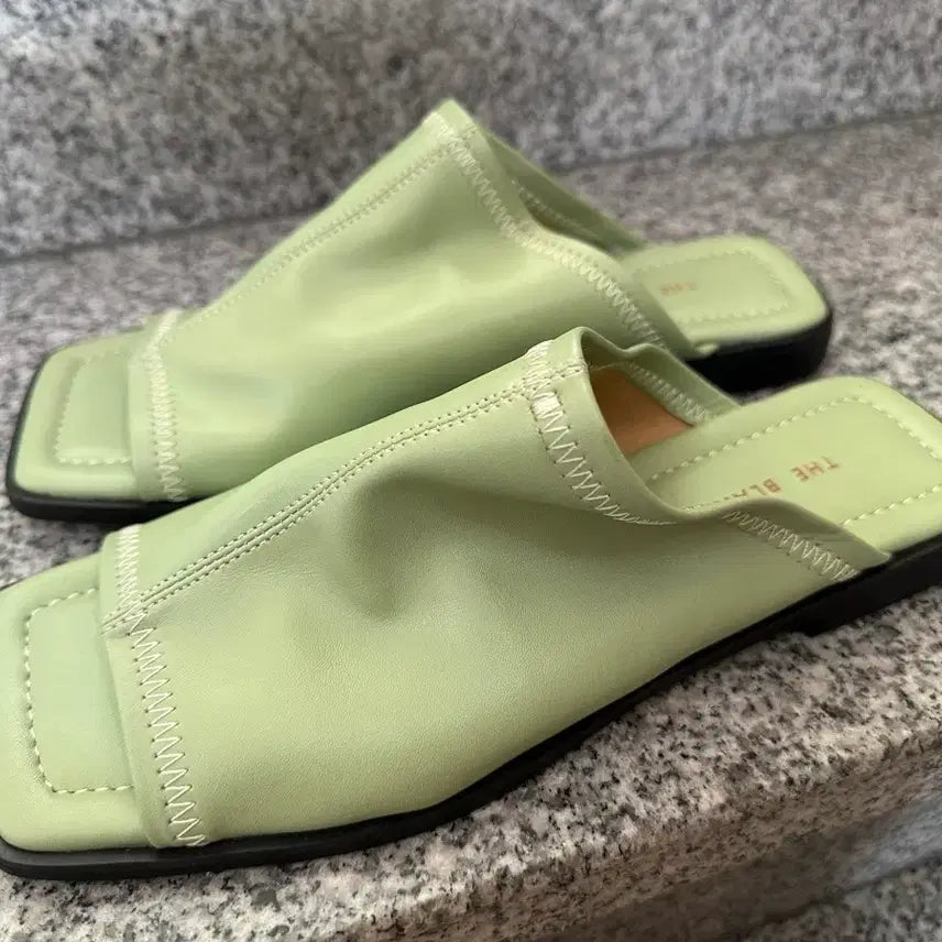 [BUNJANG] Mule Sandals 235mm Light Green / (새상품)뮬 샌들 235mm 연두