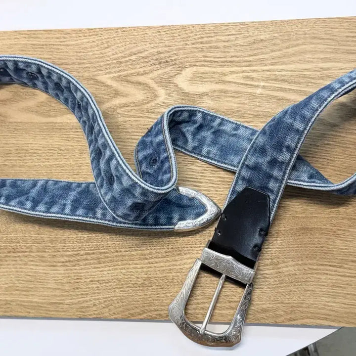 [BUNJANG] TOGA Western Denim Belt / 토가 toga 웨스턴 데님 벨트 (초레어템)