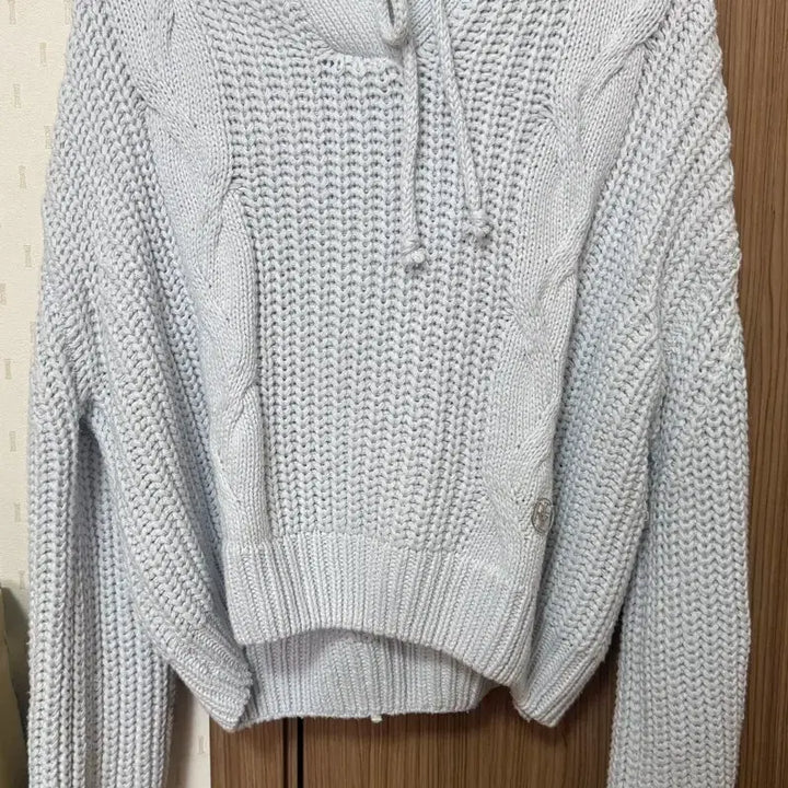 [BUNJANG] RoseeFranz Knit Hoodie / 로제프란츠 니트후드티