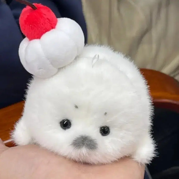 [SOLD OUT] RIRI님 수제 12cm 하프물범 인형 마스코트