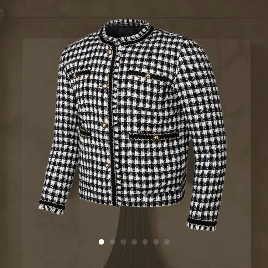 [BUNJANG] Rafinato Etoile Houndstooth Tweed Jacket Size 50 / 새상품) 라피나토에뚜알 하운드투스 트위드 자켓 50사이즈