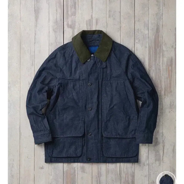 [SOLD OUT] FFC x DOCUMENT 헨리코튼 워시드 데님 필드 자켓