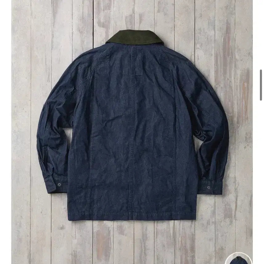 [SOLD OUT] FFC x DOCUMENT 헨리코튼 워시드 데님 필드 자켓