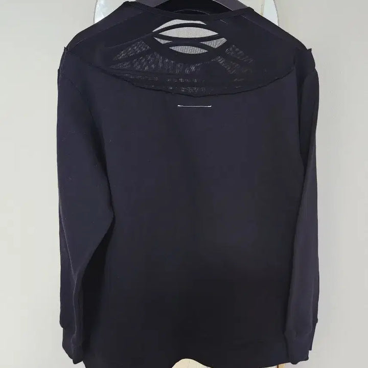 [BUNJANG] MM6 Maison Margiela Sheer Sweatshirt / MM6 메종 마르지엘라 시스루 맨투맨 / 희소 디자인 / 분위기 미쳤어요