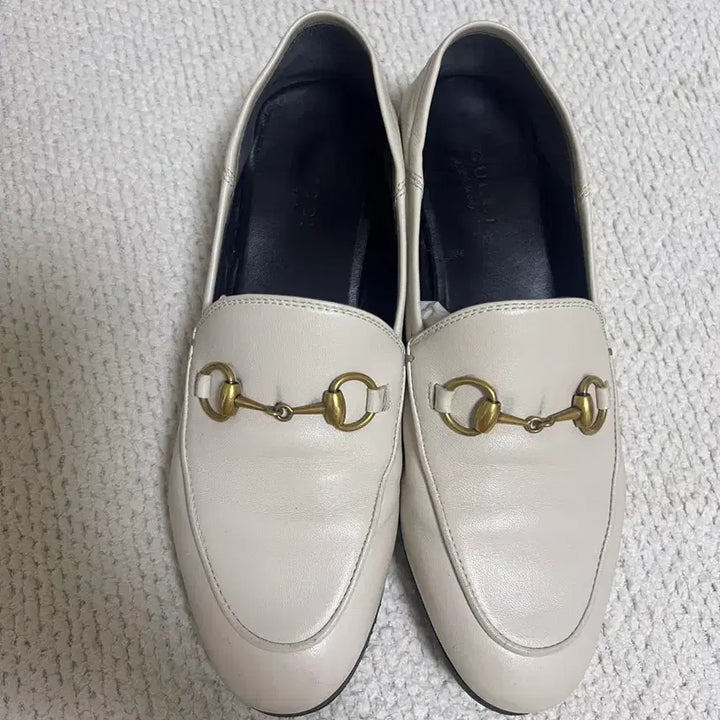 [BUNJANG] Gucci Horsebit Loafer Ivory 225 / 구찌 홀스빗 로퍼 아이보리 225