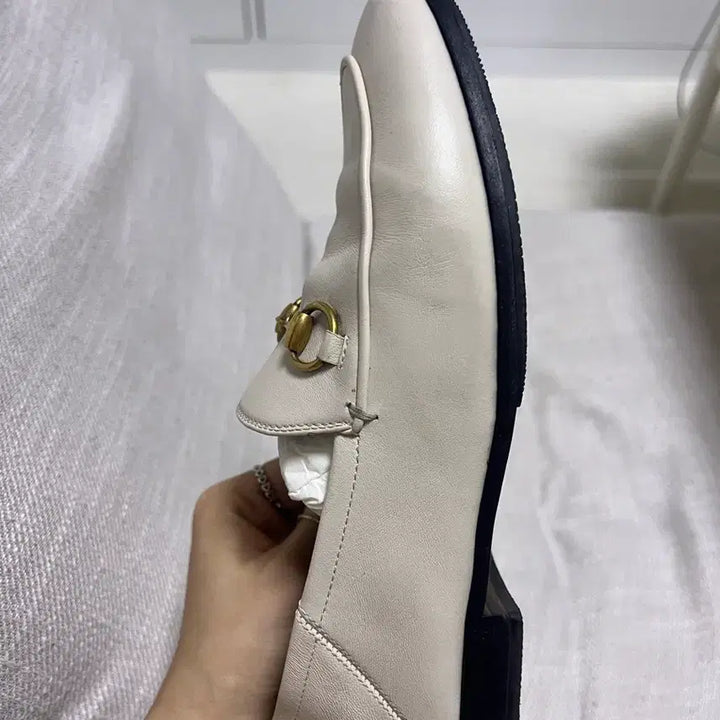[BUNJANG] Gucci Horsebit Loafer Ivory 225 / 구찌 홀스빗 로퍼 아이보리 225