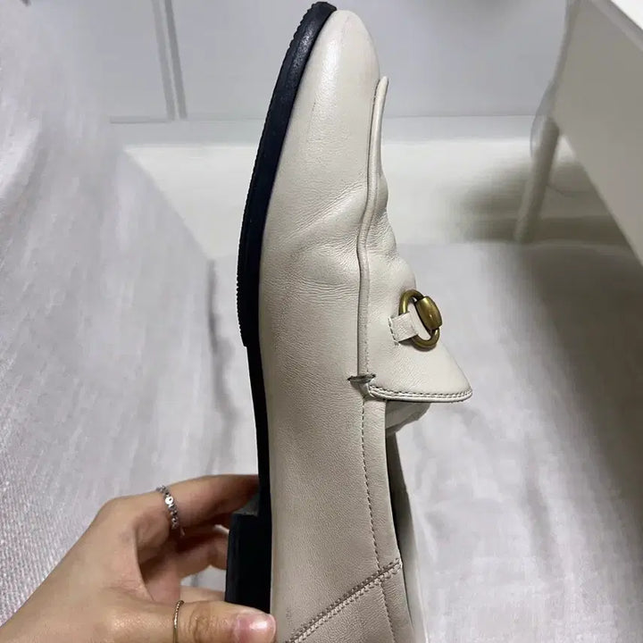 [BUNJANG] Gucci Horsebit Loafer Ivory 225 / 구찌 홀스빗 로퍼 아이보리 225