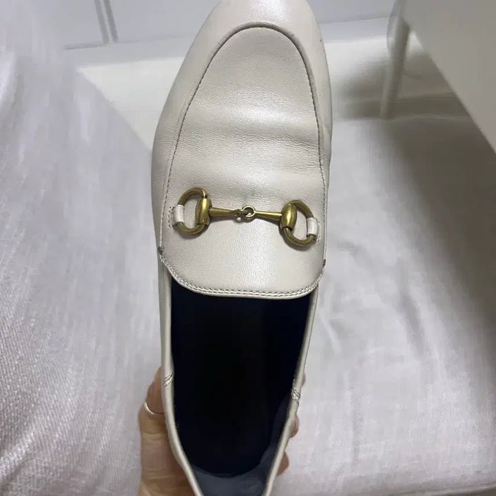 [BUNJANG] Gucci Horsebit Loafer Ivory 225 / 구찌 홀스빗 로퍼 아이보리 225