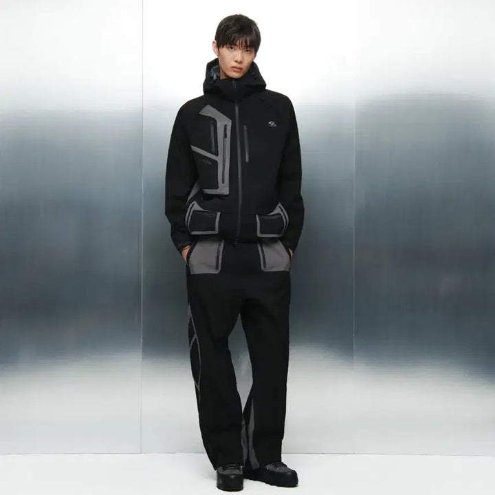 [BUNJANG] Sansangear 3L Windblock Jacket Black / 산산기어 3레이어 윈드블락 자켓 블랙 3L / 4 size