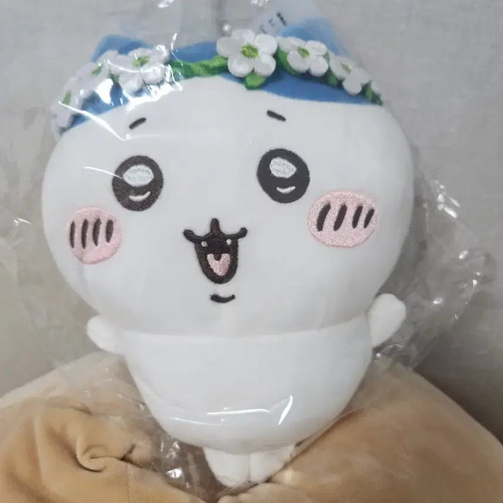 [BUNJANG] Chiikawa Flower Headband Plush / 치이카와 꽃 머리띠 인형