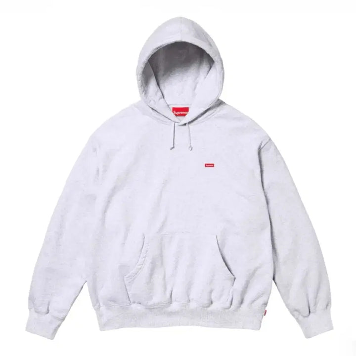[BUNJANG] Supreme Small Logo Hoodie Ash Gray / [M] 24FW 슈프림 스몰로고 후드티 애쉬그레이