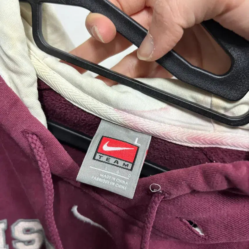 [BUNJANG] Nike Old School Hoodie (Stained) / 나이키 올드스쿨 후드티 (얼룩존재)
