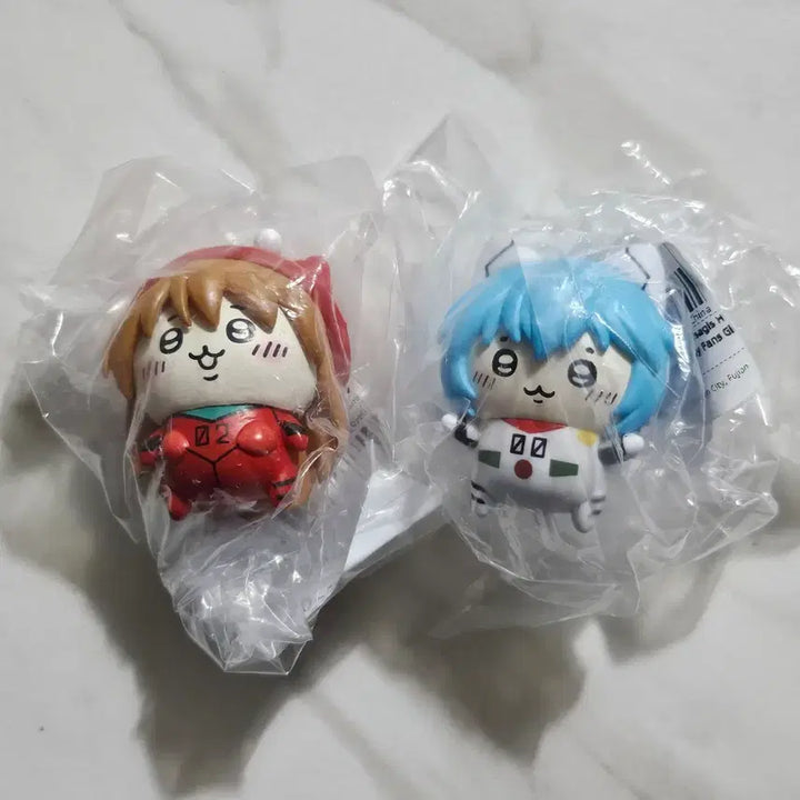 [BUNJANG] Evangelion Nunuzu Mini Figure Set: Asuka Langley Soryu &amp; Rei Ayanami / 2개입/현물] 에반게리온 먼작귀 미니피규어 소류아스카랑그레이&amp;아야나미레이