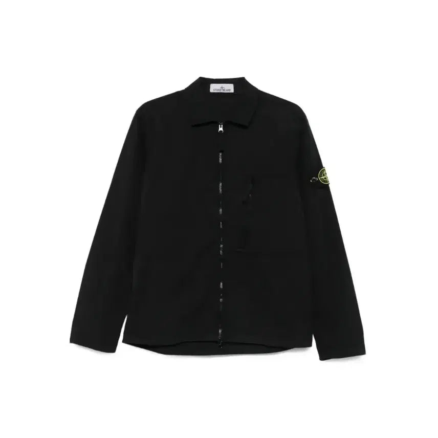 [SOLD OUT] 스톤아일랜드 블랙 지퍼 셔츠 자켓